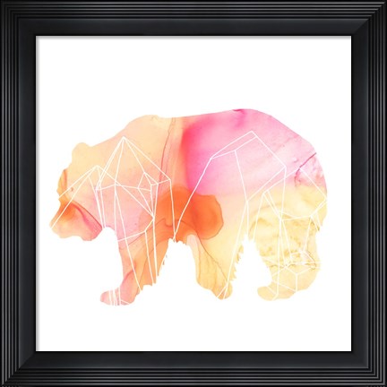 Framed Agate Animal I Print