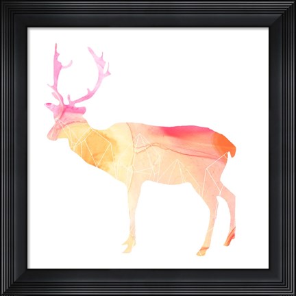 Framed Agate Animal V Print