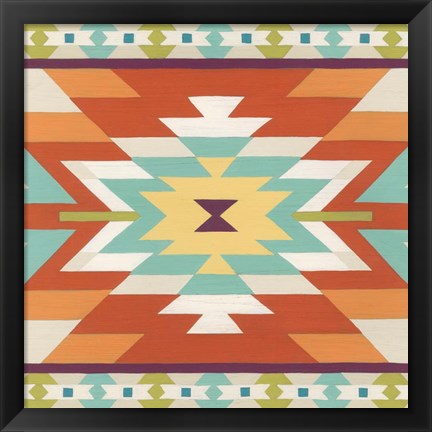 Framed Mesa Motif III Print