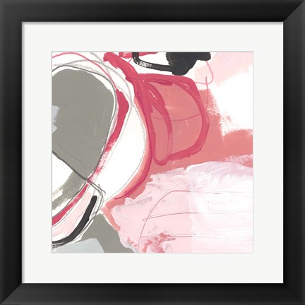 Framed Totality of Pink I Print