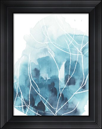 Framed Abstract Coral I Print