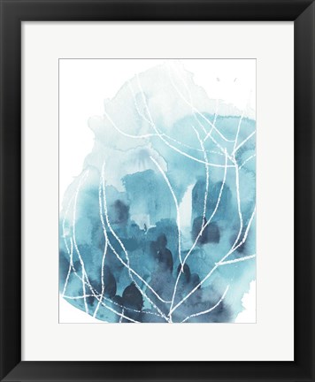 Framed Abstract Coral I Print