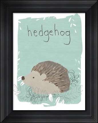 Framed Critter Cameo I Print