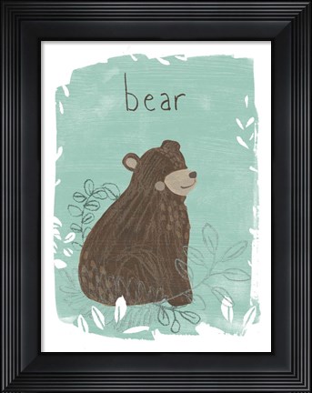 Framed Critter Cameo IV Print