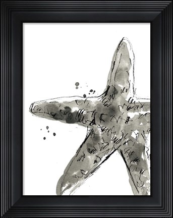 Framed Ink Coast I Print