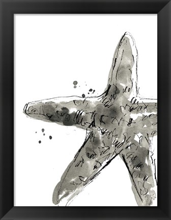 Framed Ink Coast I Print