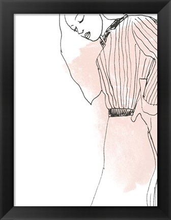 Framed Fashion Sketches IV Print