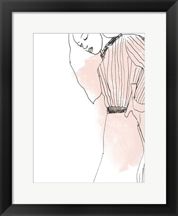 Framed Fashion Sketches IV Print