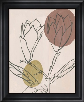 Framed Blush I Print