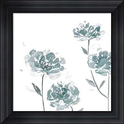 Framed Traces of Flowers I Print