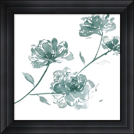 Framed Traces of Flowers IV Print