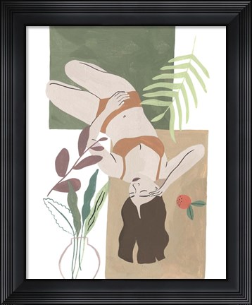 Framed Lying Woman IV Print