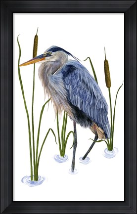 Framed Beside the Lake I Print