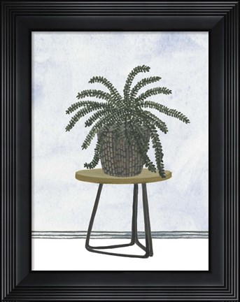 Framed Mes Plants II Print