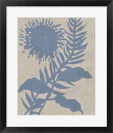 Framed Dusk Botanical V Print