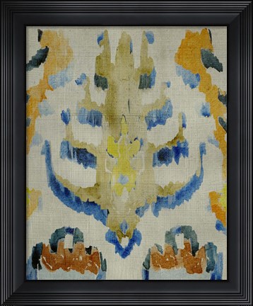 Framed Bohemian Ikat IV Print