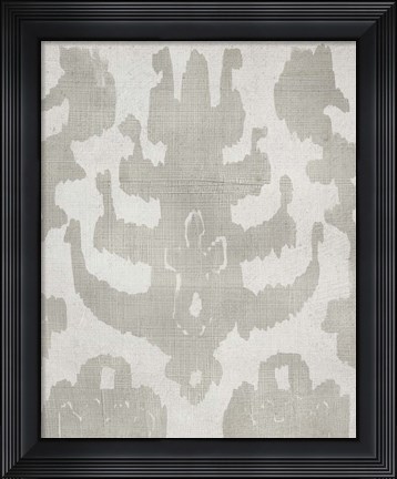 Framed Shadow Ikat IV Print
