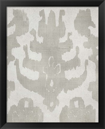 Framed Shadow Ikat IV Print