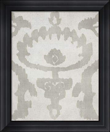 Framed Shadow Ikat VI Print