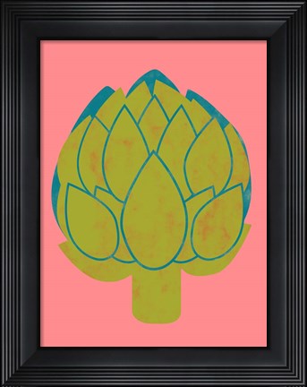 Framed Veggie Party I Print
