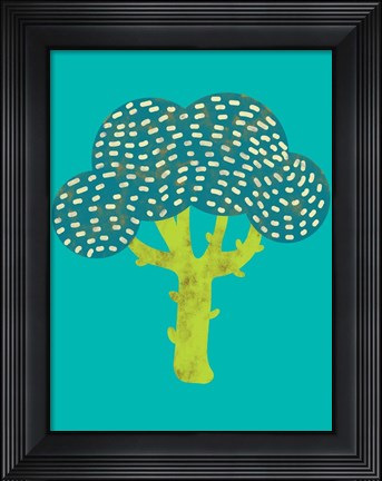 Framed Veggie Party III Print