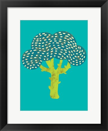 Framed Veggie Party III Print