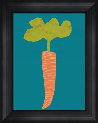 Framed Veggie Party IV Print