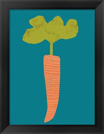 Framed Veggie Party IV Print