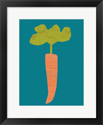 Framed Veggie Party IV Print