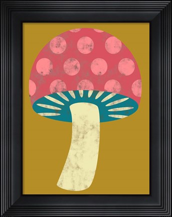 Framed Veggie Party V Print