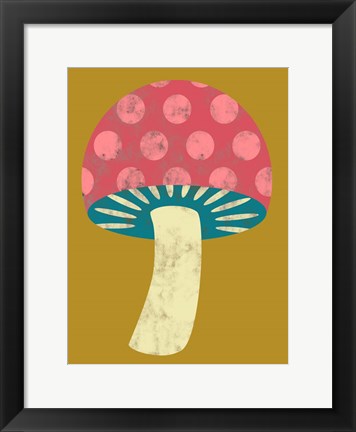 Framed Veggie Party V Print