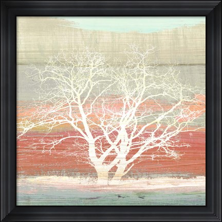 Framed Treescape #1 (detail) Print