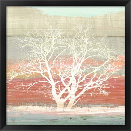 Framed Treescape #1 (detail) Print