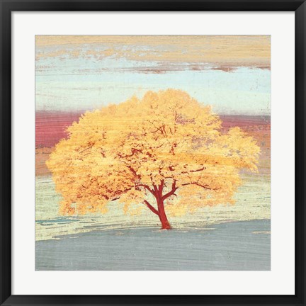 Framed Treescape #2 (detail) Print