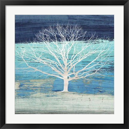 Framed Treescape #3 (detail) Print