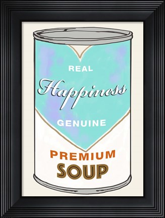 Framed Happiness Soup Print