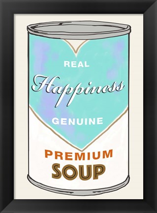 Framed Happiness Soup Print