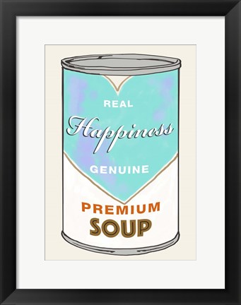 Framed Happiness Soup Print