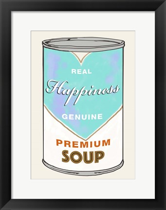 Framed Happiness Soup Print