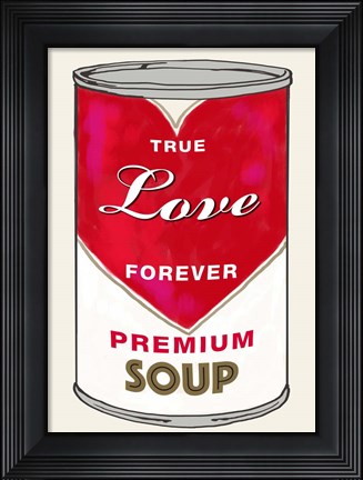Framed Love Soup Print