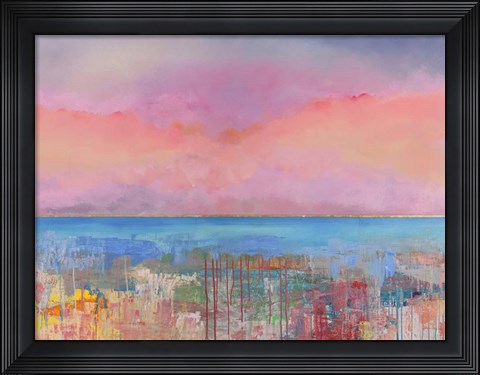 Framed Tramonto Infinito Print
