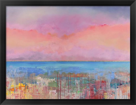 Framed Tramonto Infinito Print