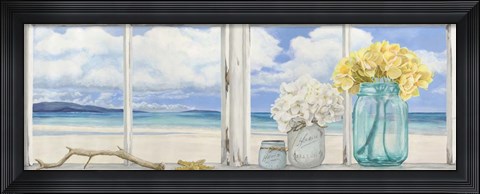 Framed Atlantique (detail) Print