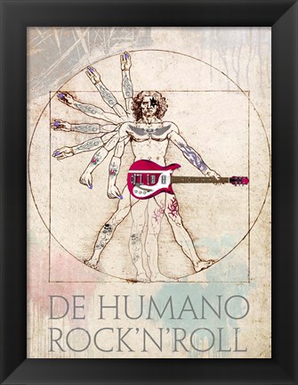 Framed De Humano Rock&#39;n&#39;roll Print