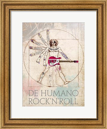 Framed De Humano Rock&#39;n&#39;roll Print
