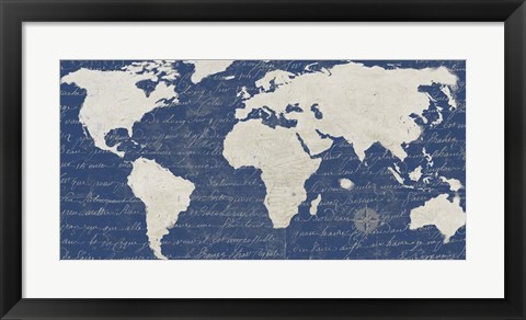 Framed Geo Blueprint Special Print