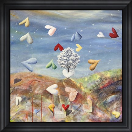 Framed Cuori in Liberta Print