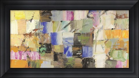 Framed Concetti Dimensionali (detail) Print