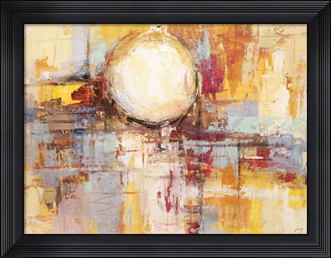 Framed Riflessi del Tramonto Print