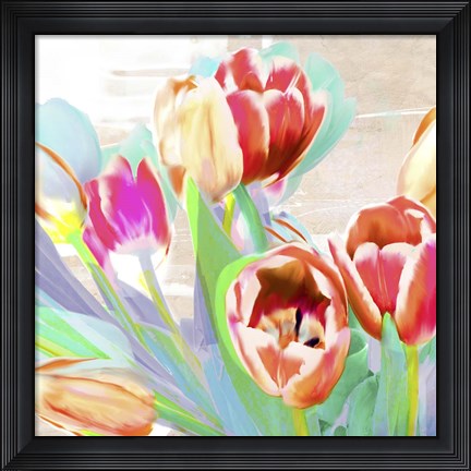 Framed I Dreamt of Tulips (detail) Print